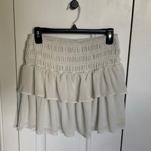 Tiered mini skirt